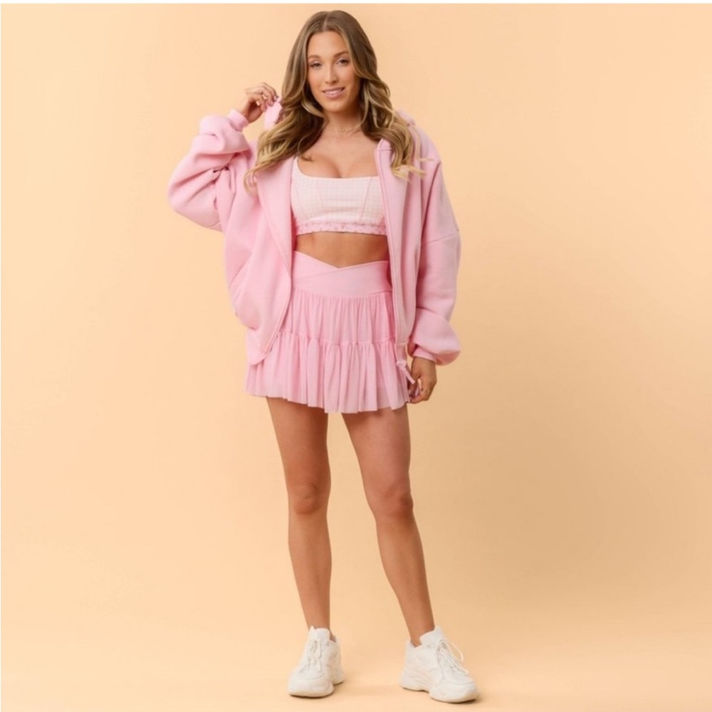 Blogilates Pink Ballerina skort Pink NWT - Picture 3 of 4